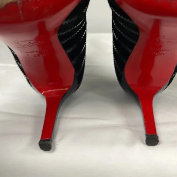 ❤️Authentic 🖤 Christian Louboutins mid calf Bootie - Picture 7 of 12